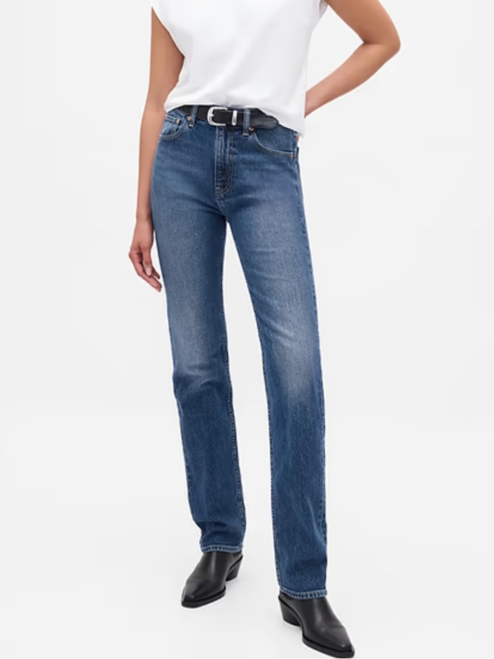 GAP High Rise ’90s Slim Straight Jeans